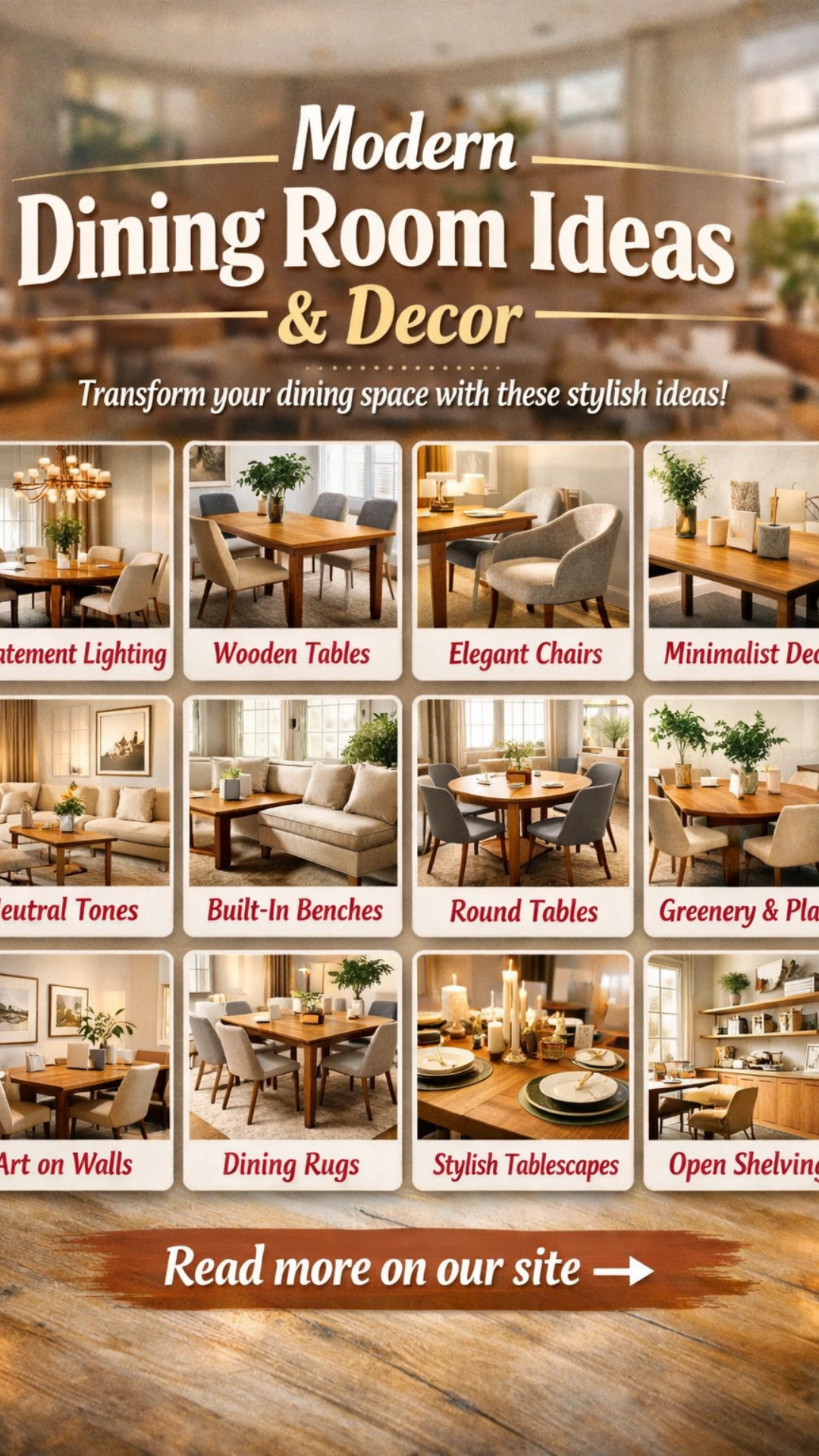 Modern Dining Room Ideas & Decor