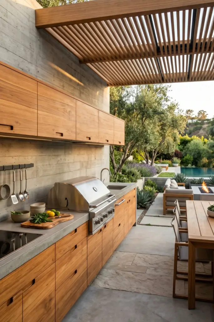 Adding -Seamless- Teak -Cabinetry
