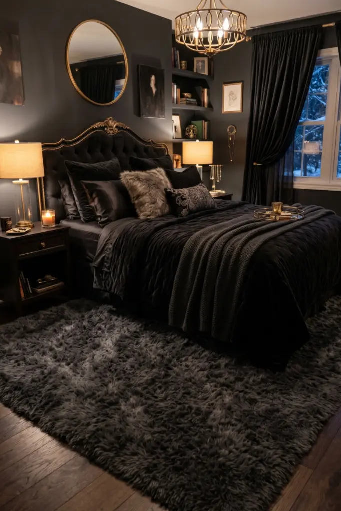 Anchoring -with -Plush- Rugs