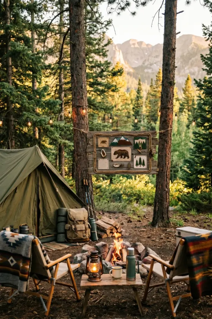 Creating -Camp -decoration -and -Camp- board -decoration