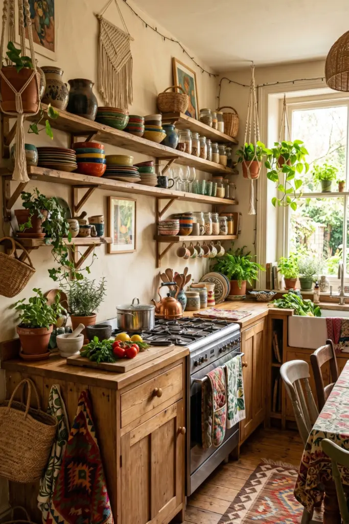 Designing a Bohemian kitchen