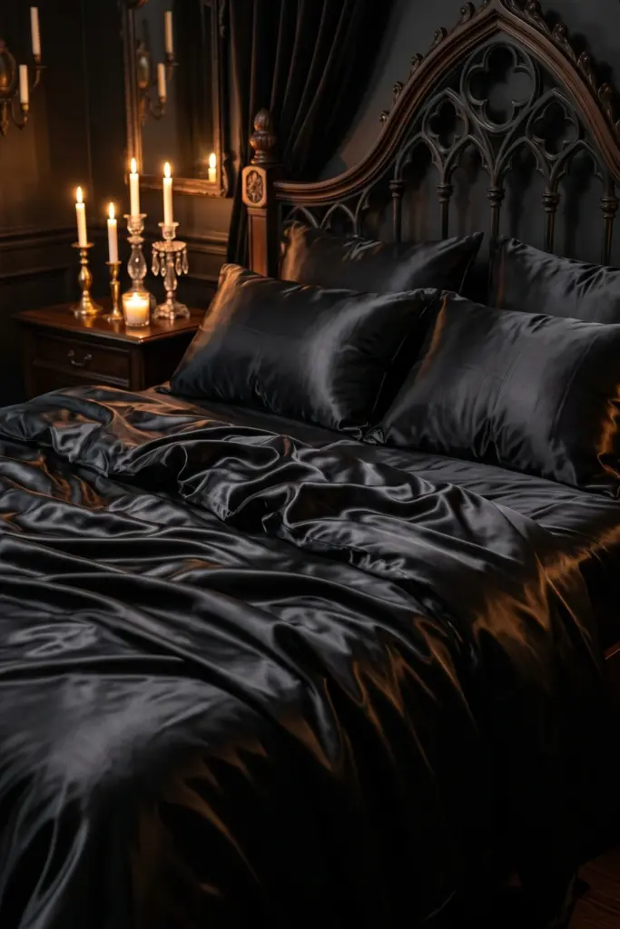 Draping -Silk -Bedding