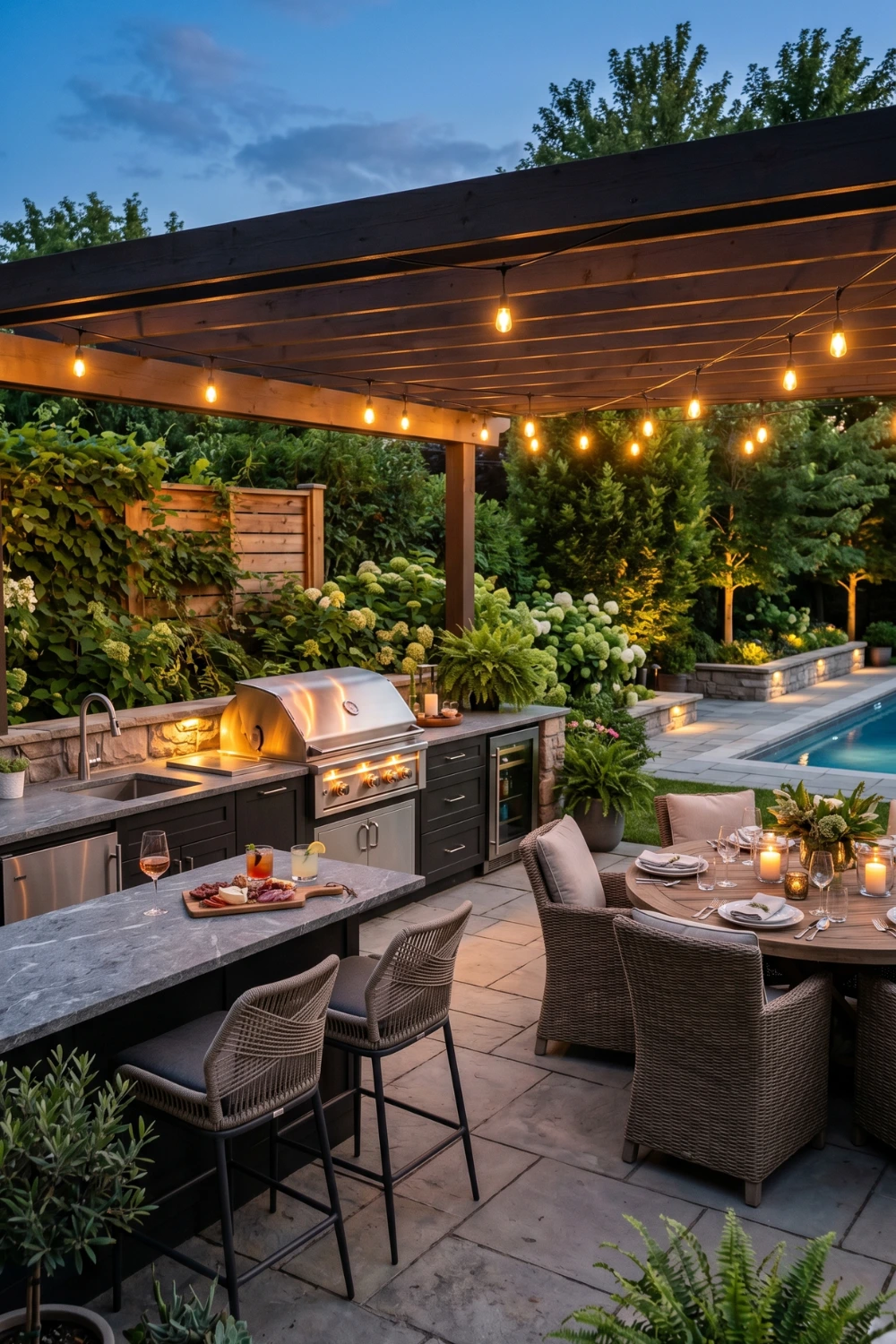 Epic Outdoor BBQ Kitchen Ideas For Summer Hosting