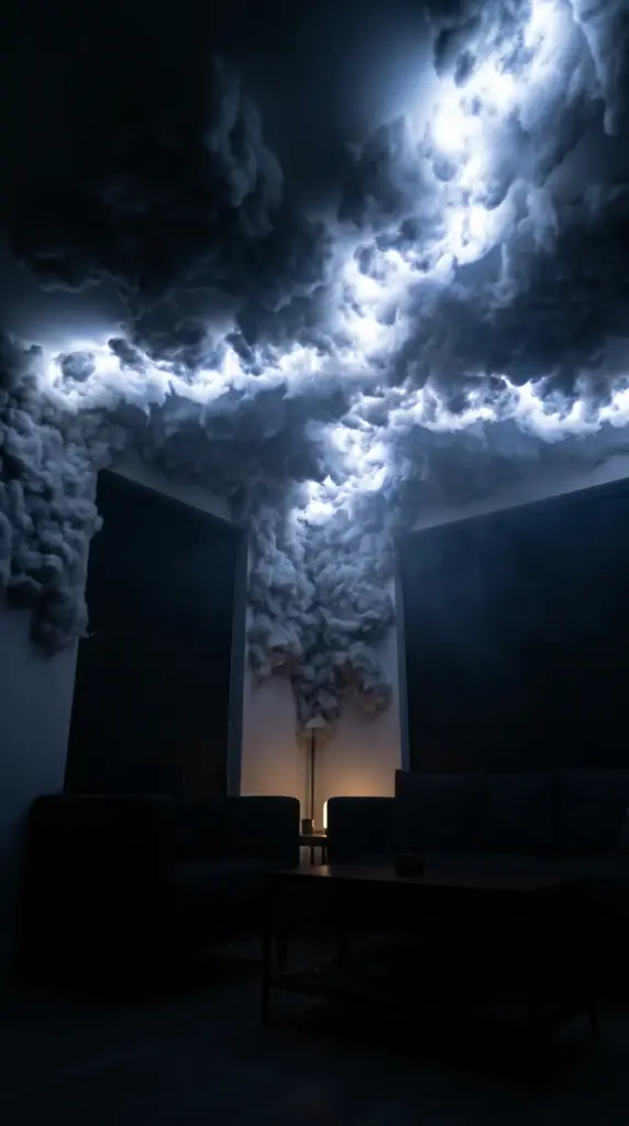 Flashing -Dark -Storm -Clouds