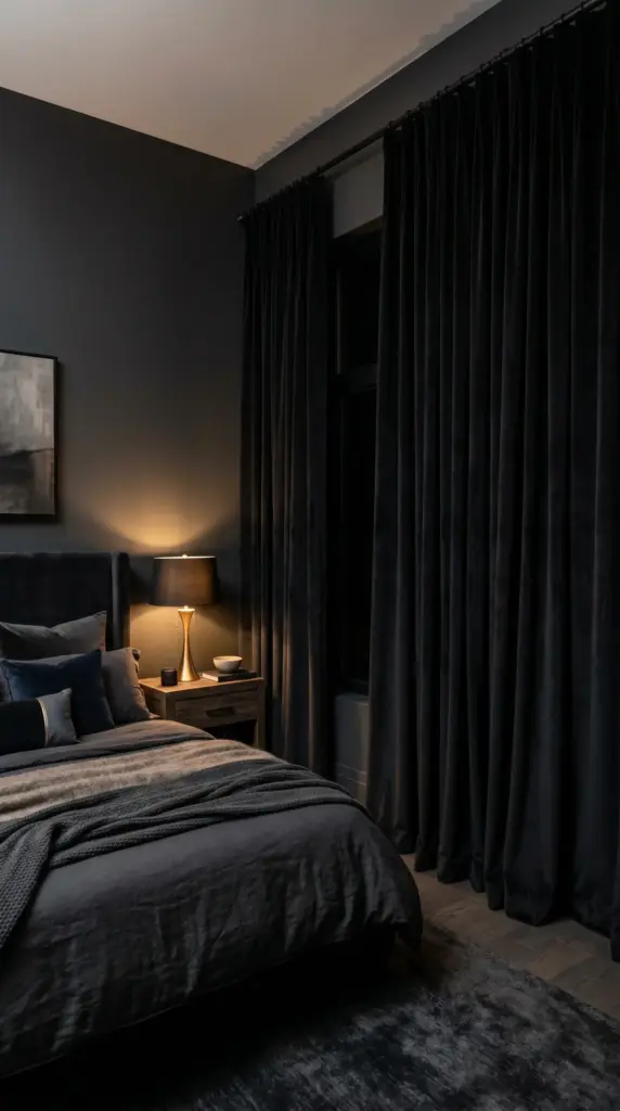 Hanging- Heavy -Blackout- Curtains