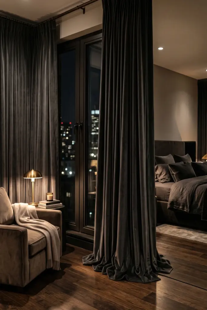 Hanging -Heavy -Drapes