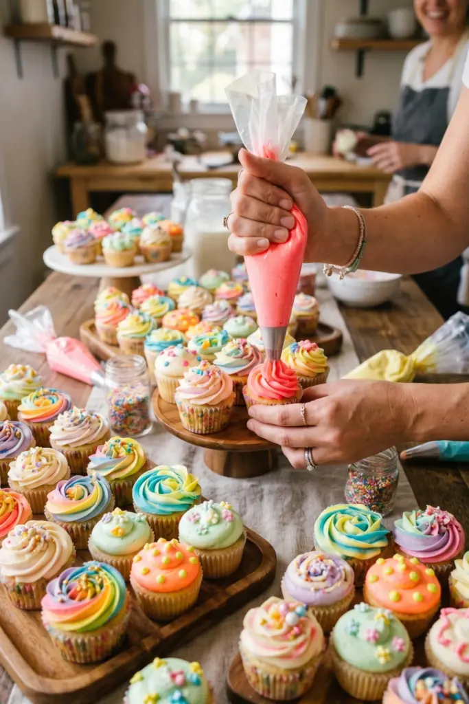 Having -Fun- with -Cupcake -decorating