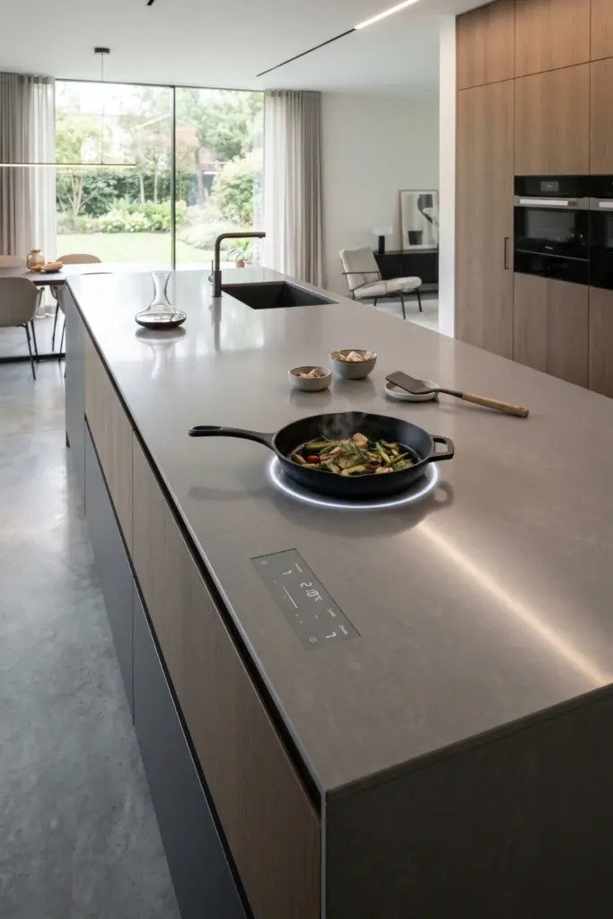 Integrating- Hidden- Induction -Cooktops