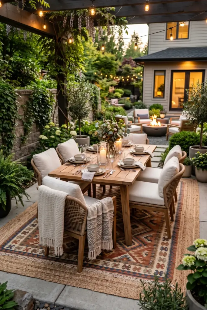 Layering -Thick -Outdoor -Rugs