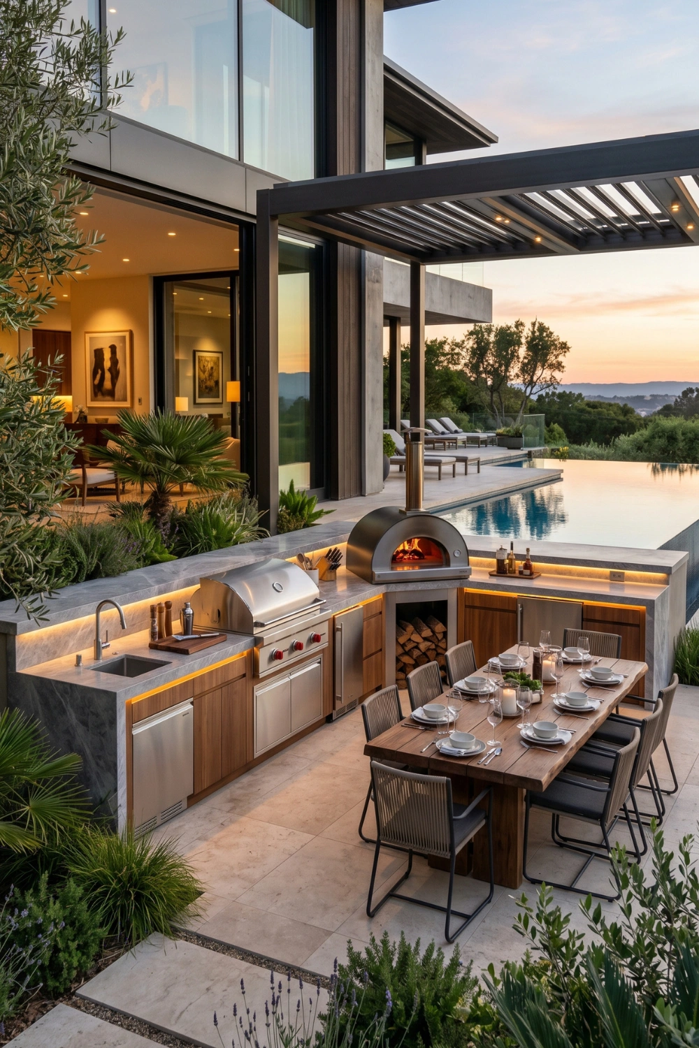 Luxury Outdoor Kitchen Designs For Modern Homes