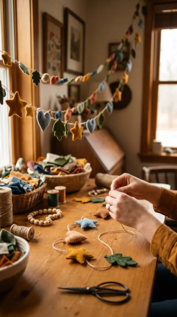 Making -DIY -Themed -Garlands