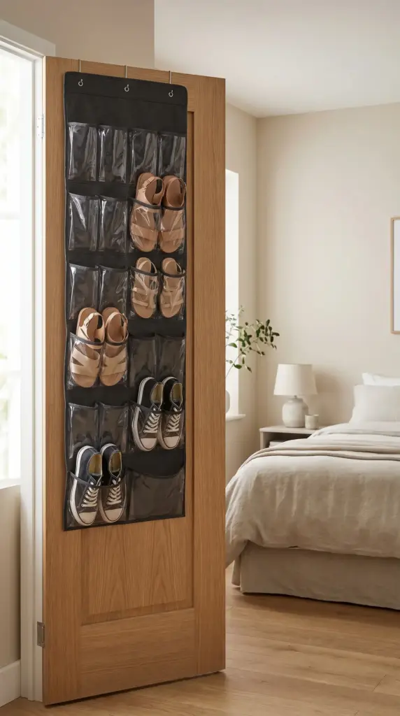 Stealthy -Black -Over-Door -Hangers