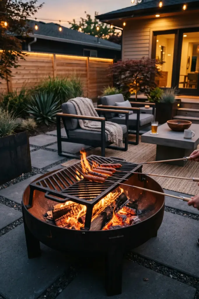 Utilizing -Cooking -Fire- Pits