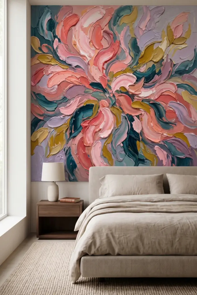 Abstract -Floral -Canvas- Art