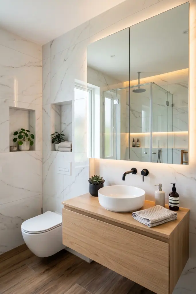 Adding -Mirrored -Cabinets