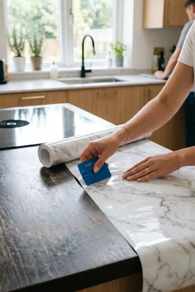 Applying- Faux -Marble