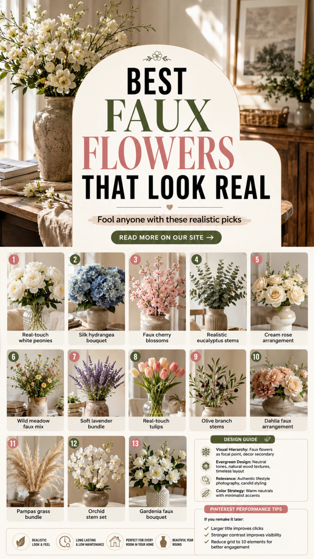 Best Faux Flowers That Look Real: Realistic Home Decor Guide