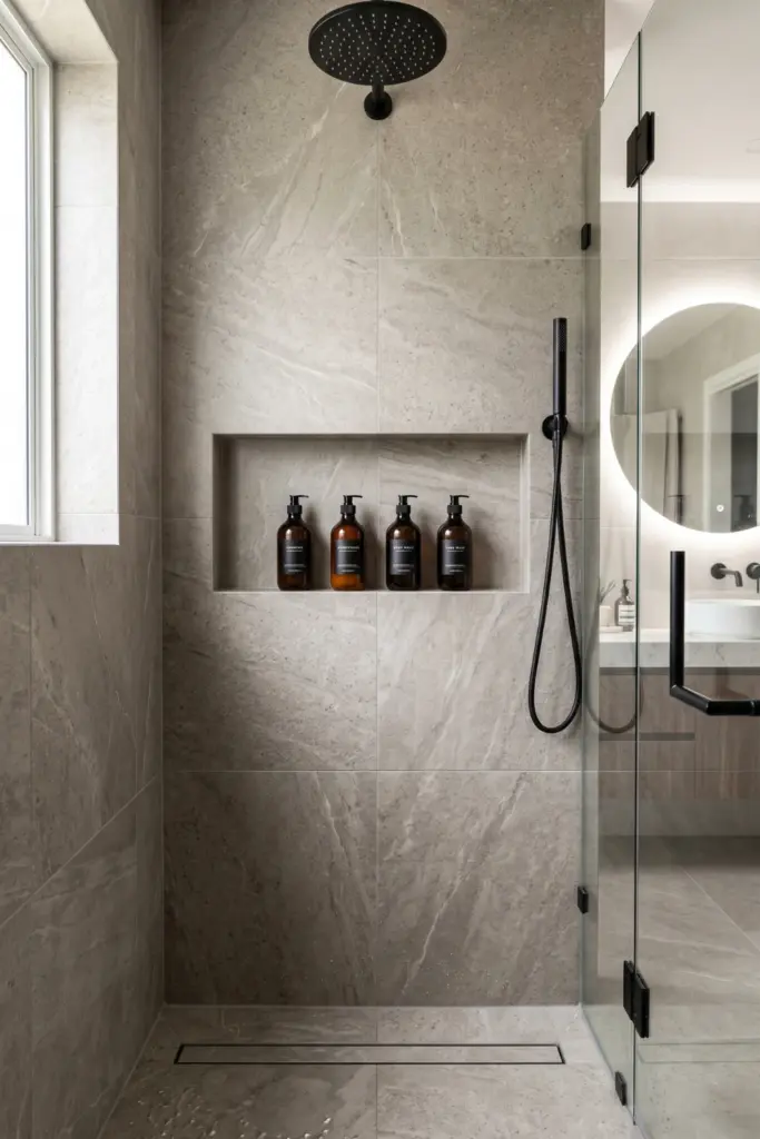 Building -Recessed -Shower -Niches