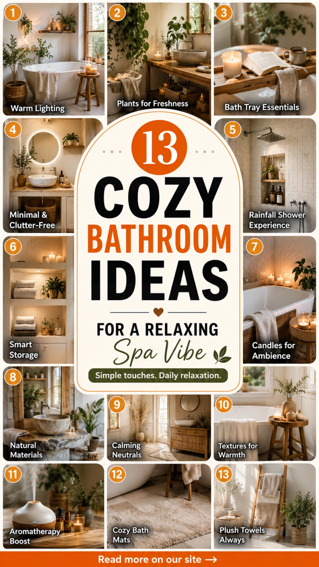 Cozy Bathroom Ideas For A Relaxing Spa Vibe
