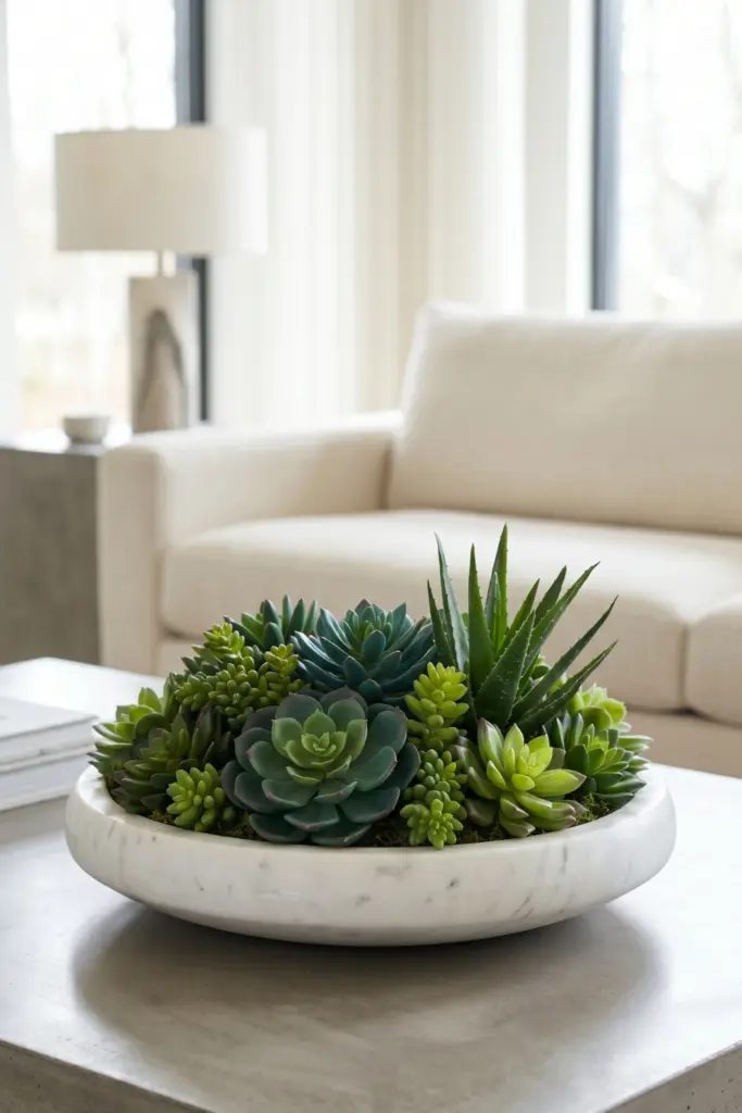 Faux -Succulent- Bowls