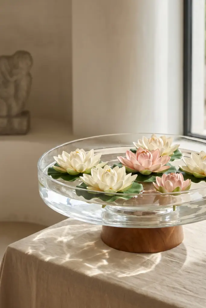 Floating -Silk -Lotuses