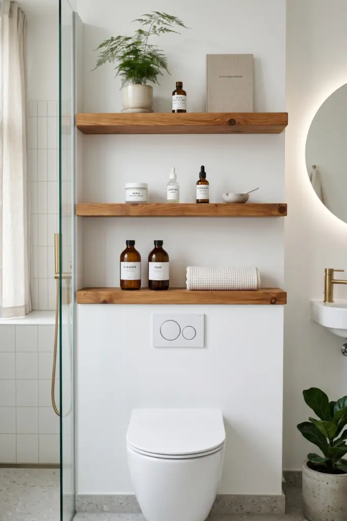 Floating -Wooden -Shelves