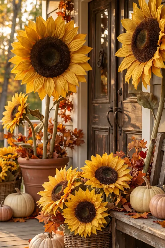 Giant -Artificial -Sunflowers