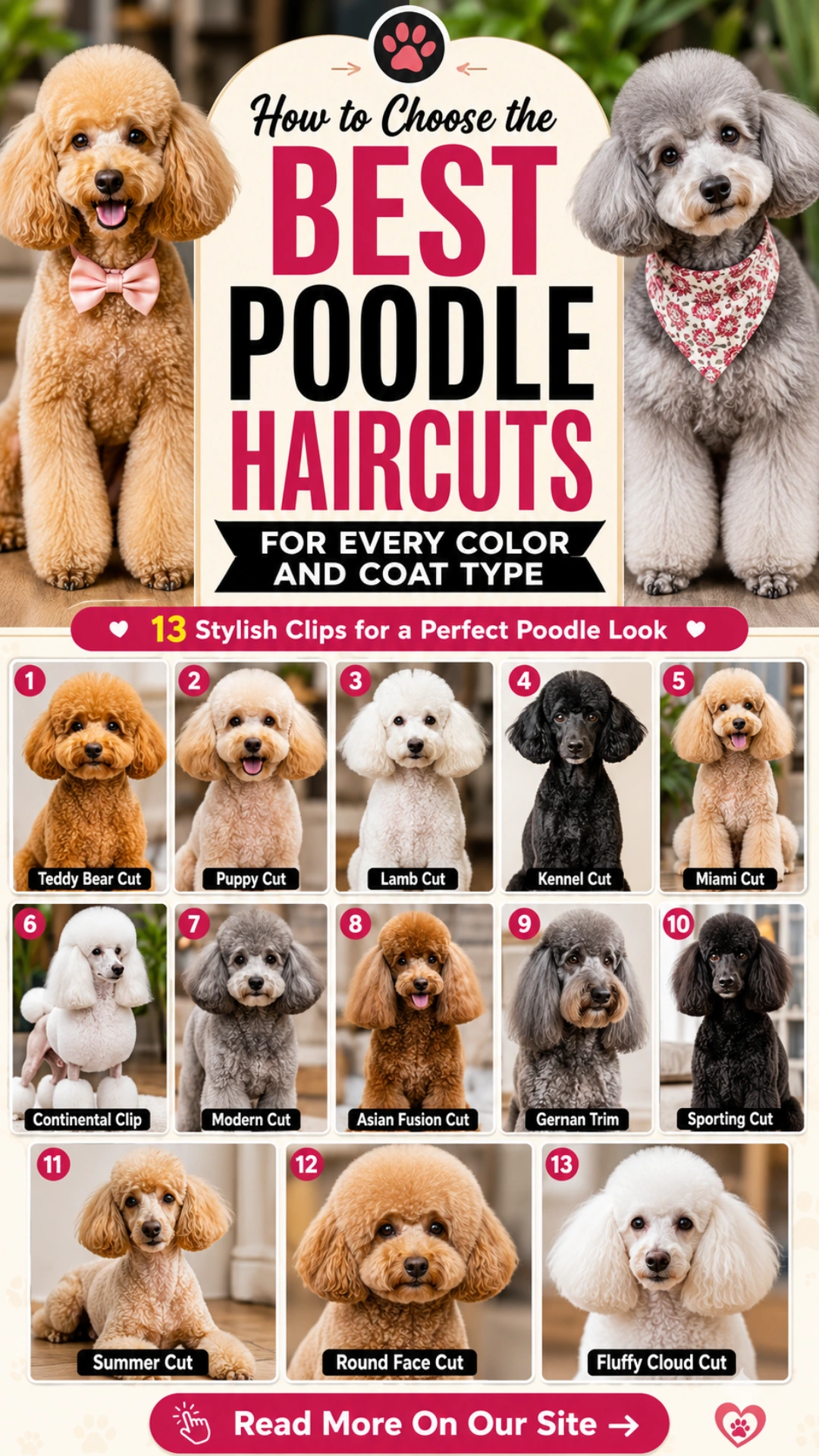 How to Choose the Best Poodle Haircuts for Every Coat Type and Color