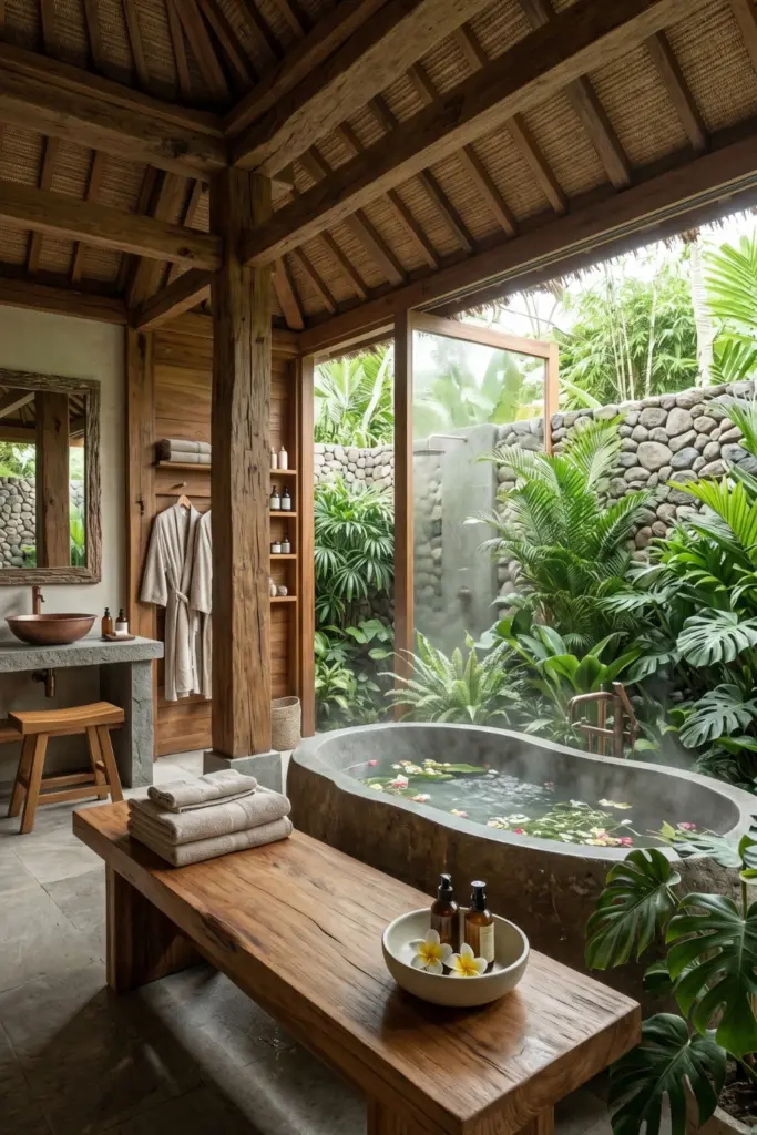 Incorporating -Natural -Teak -Wood