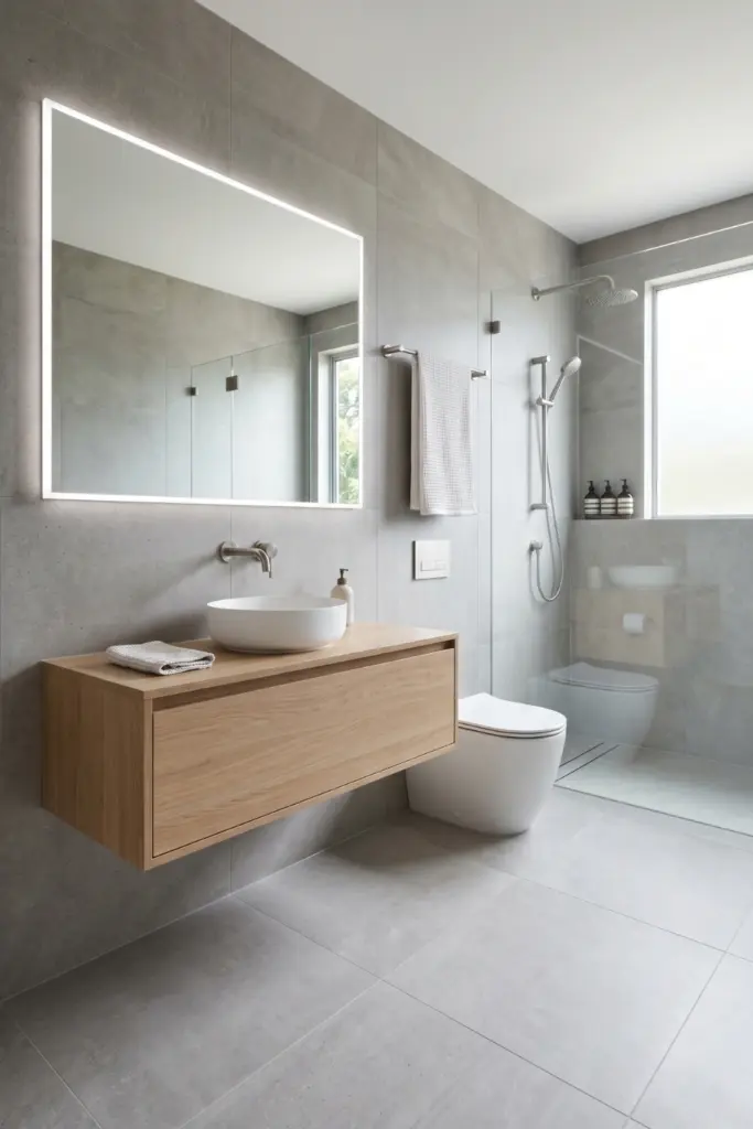 Installing -Floating -Vanities