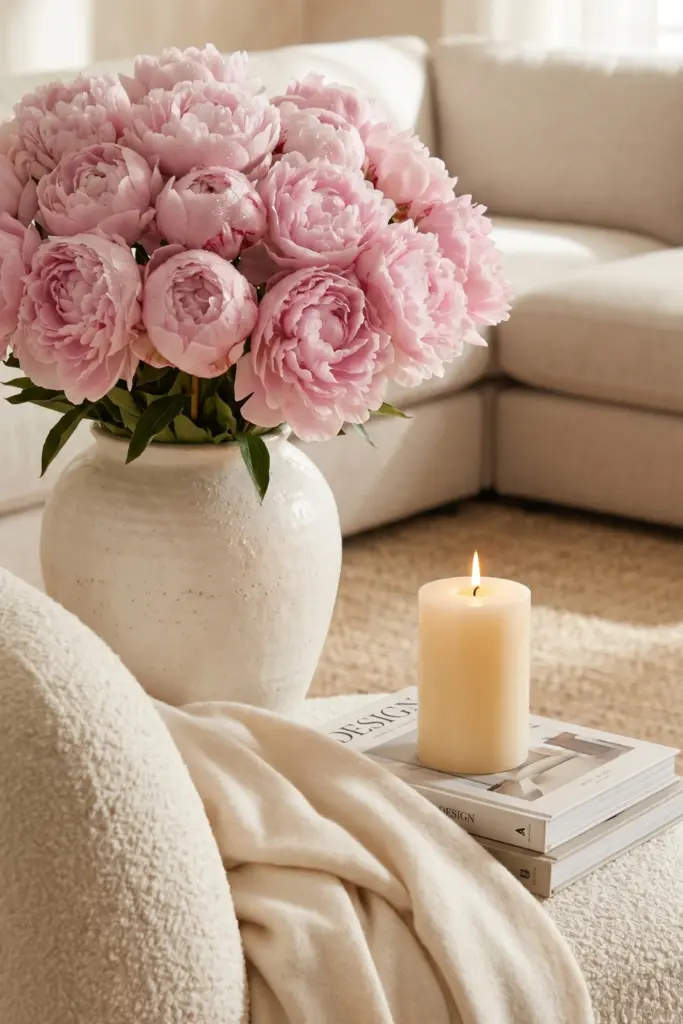 Mixing- Blooms -with -a -Candle
