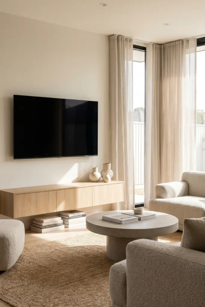 Perfecting -The -Mounted -TV- Setup