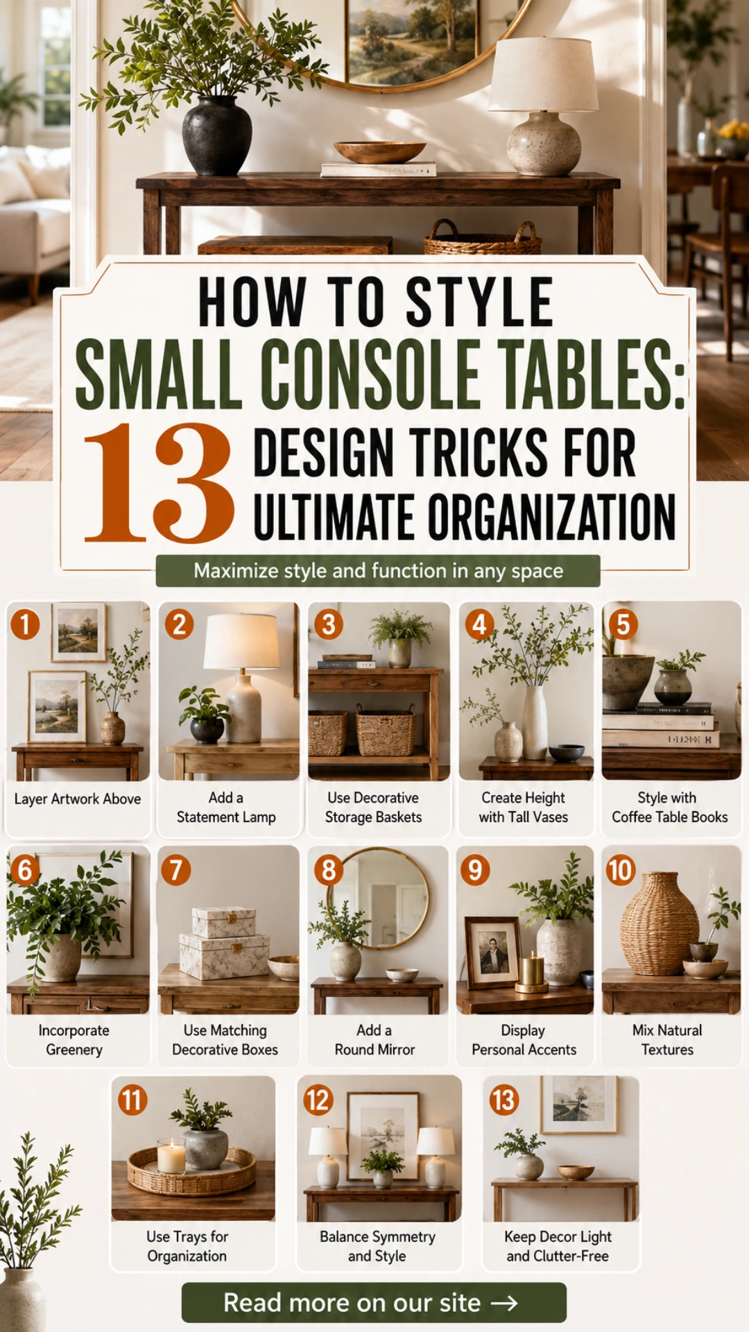 How to Style Small Console Tables: 13 Practical Design Tricks for Any Home