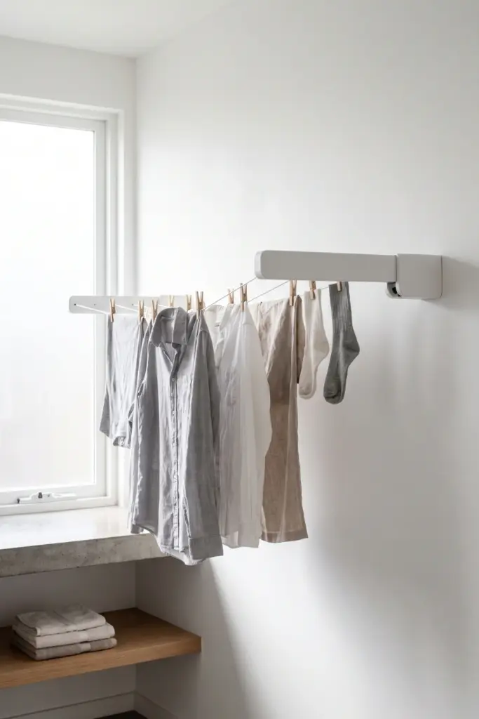 The -Retractable -Clothesline
