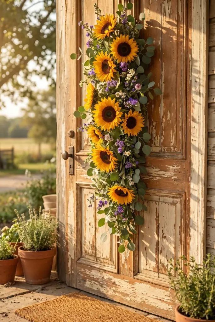 The- Rustic- Sunflower- Swag