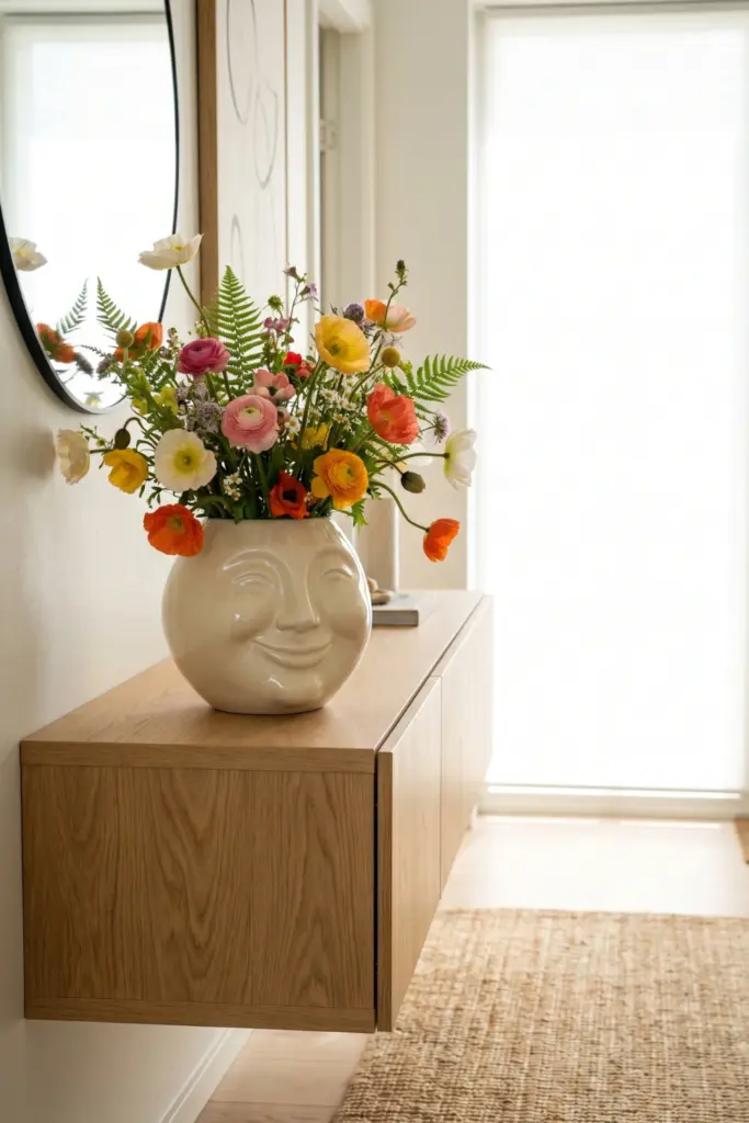 The -Sculptural- Face -Vase