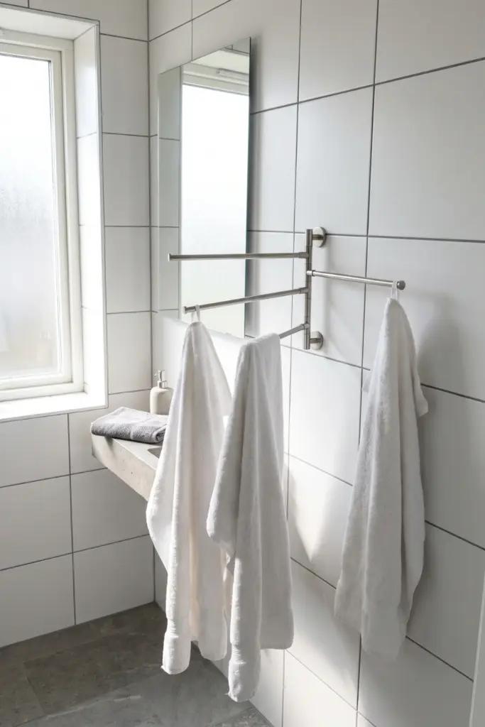 The -Swivel -Arm -Towel -Rack
