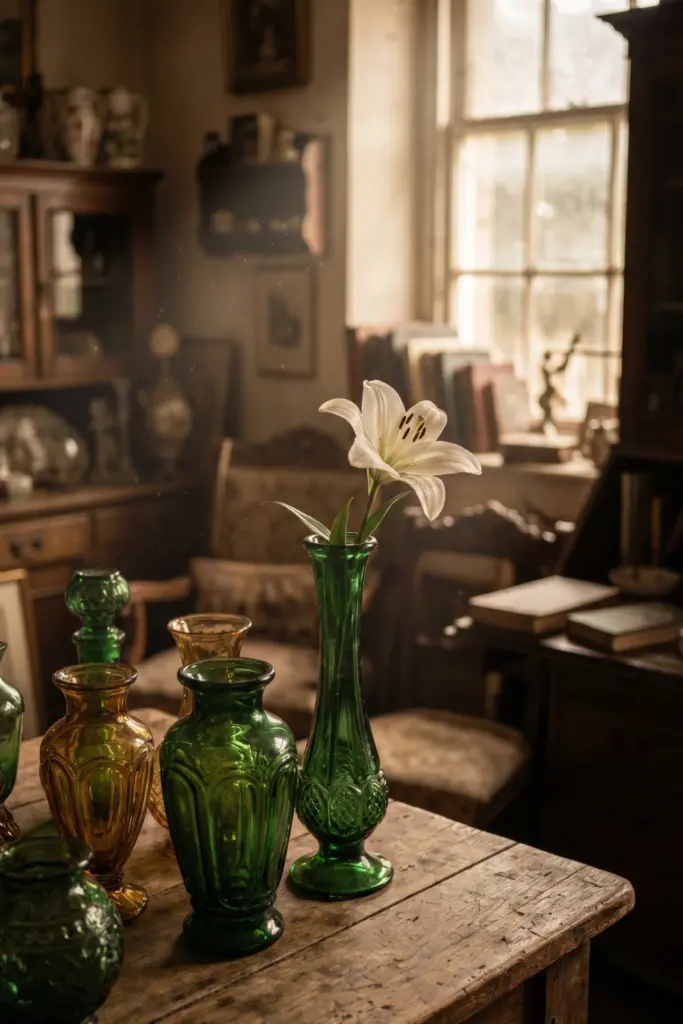 The -Vintage -Colored- Glass