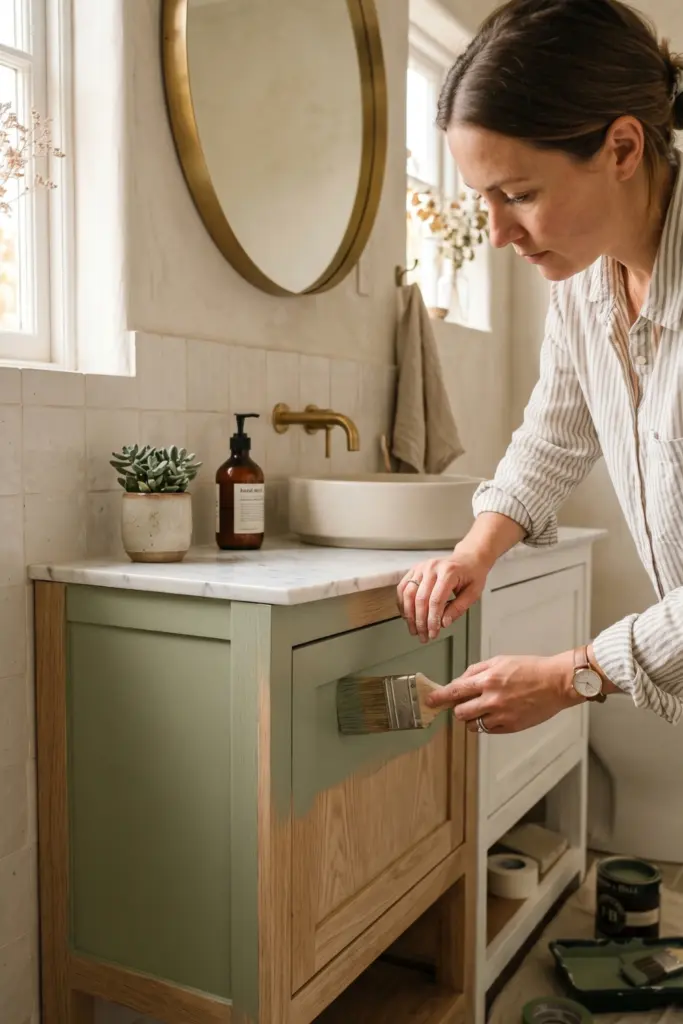 Upcycling- the- Wooden- Vanity