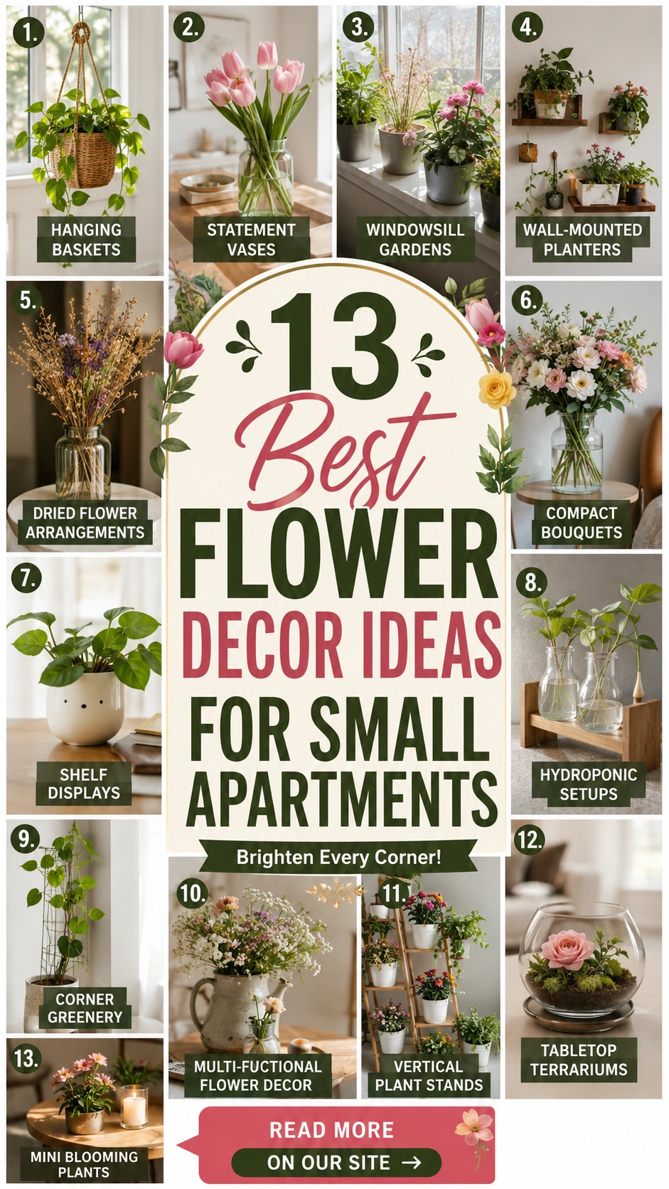 Best Flower Decor Ideas for Small Apartments That Instantly Brighten Any Room