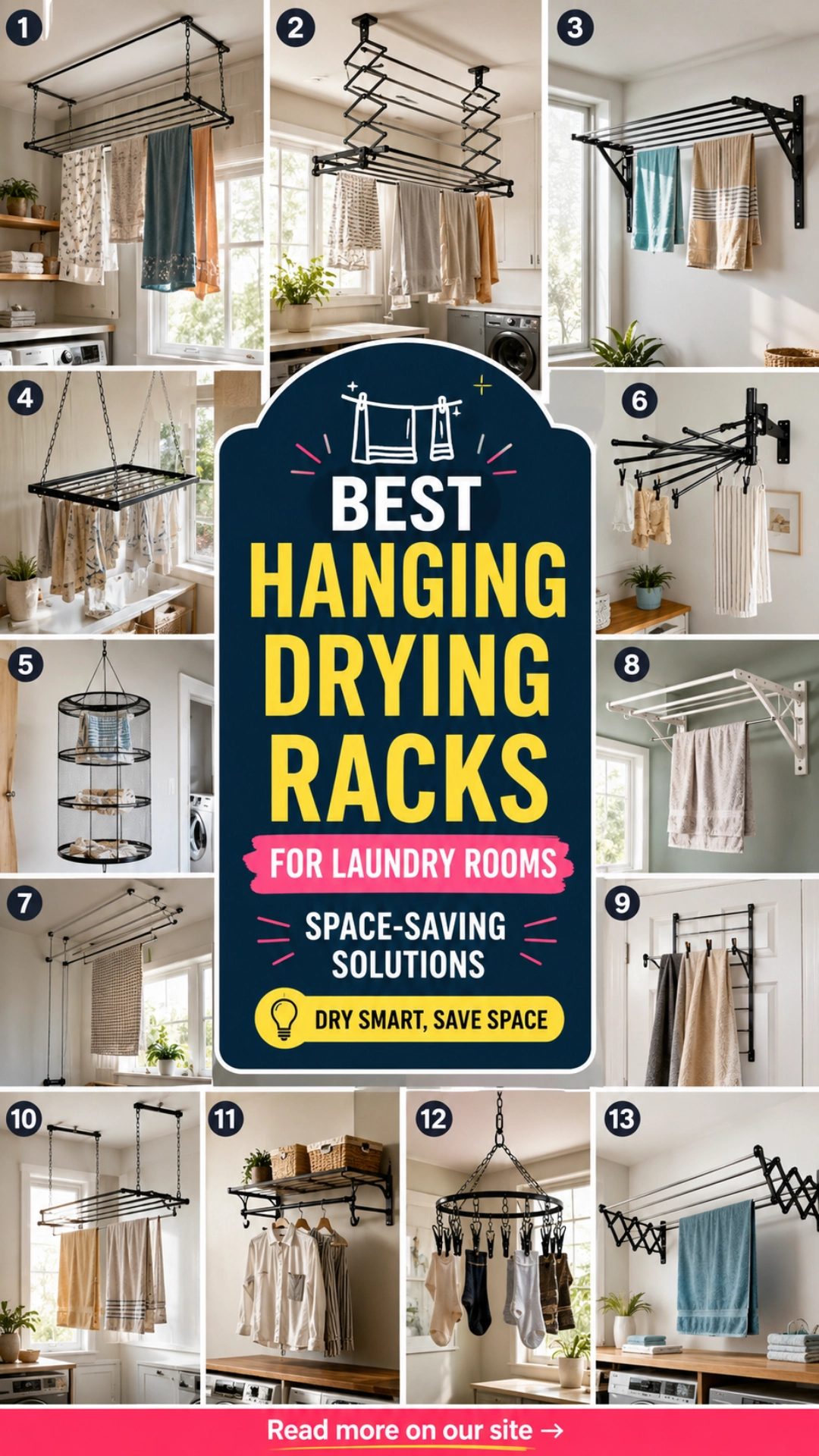 Best Hanging Drying Racks for Laundry Rooms: Space-Saving Solutions