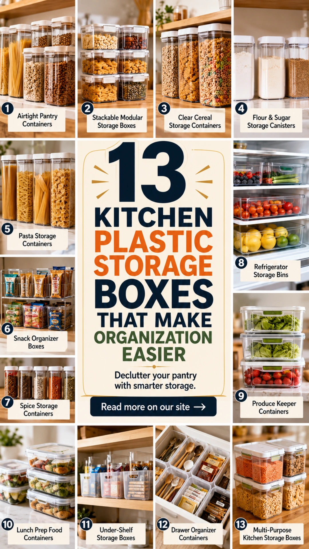 13 Kitchen Plastic Storage Boxes That Make Organization Easier