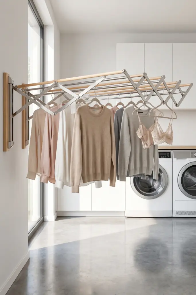 Mount- a -Retractable- Drying- Rack