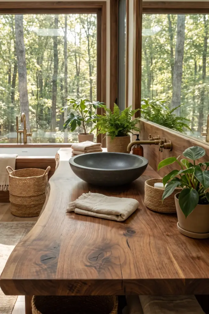 The -Boho-Chic- Live -Edge -Wood
