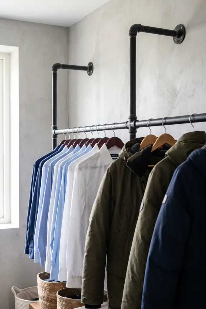 The- Industrial -Pipe -Garment- Bar