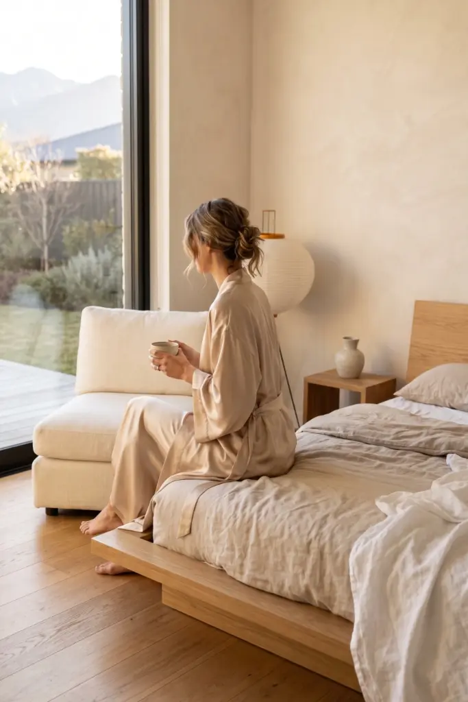 The -Minimalist- Silk -Sleep -Robe