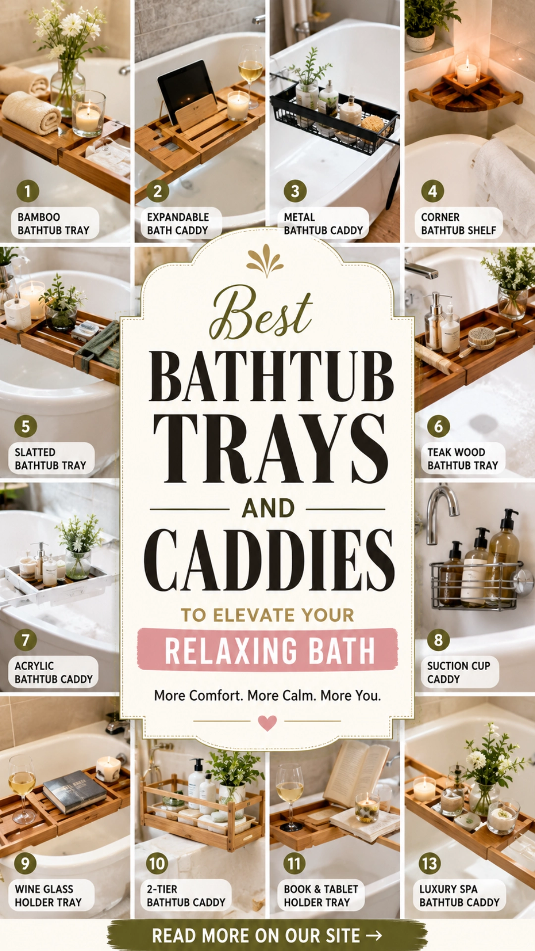Best Bathtub Trays and Caddies to Elevate Your Relaxing Bath