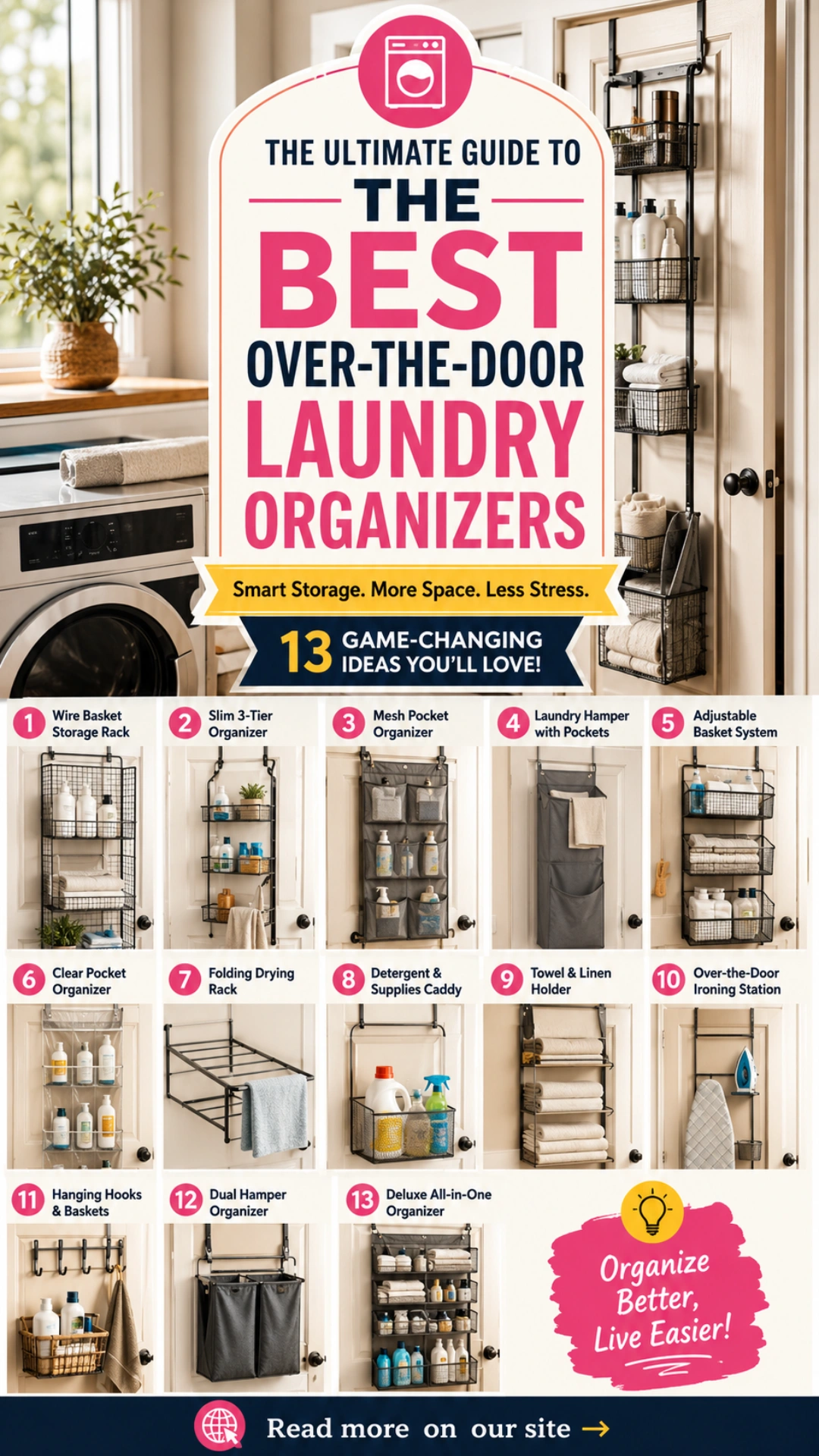 The Ultimate Guide to the Best Over-the-Door Laundry Organizers for Small Spaces